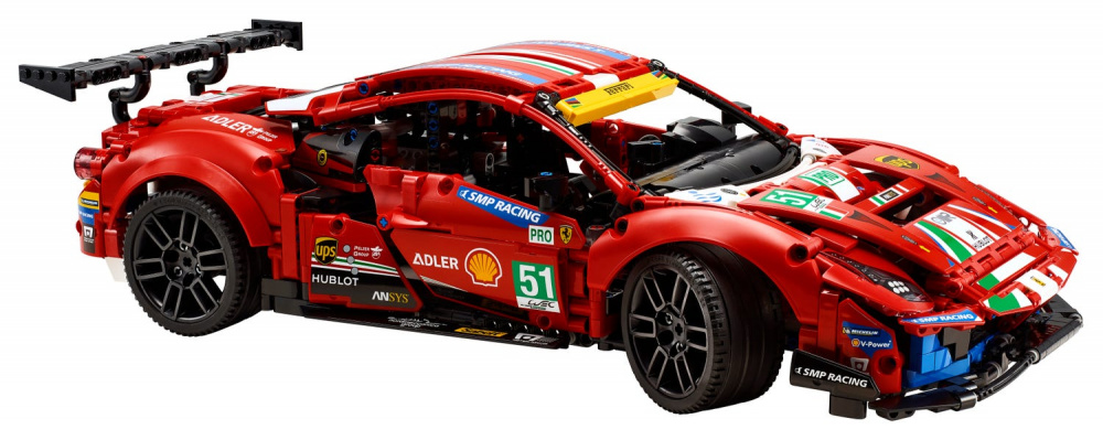 LEGO 42125 Спортивный автомобиль Ferrari 488 GTE AF Corse 51 - фото3