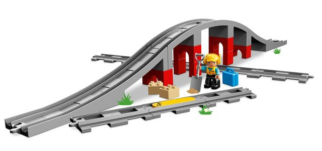 LEGO 10872 Железнодорожный мост - фото6