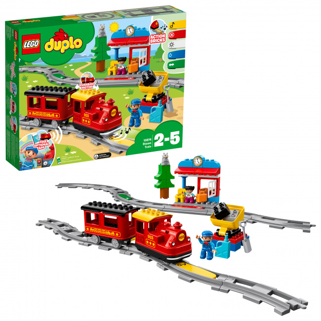 LEGO 10874 Поезд на паровой тяге - фото3