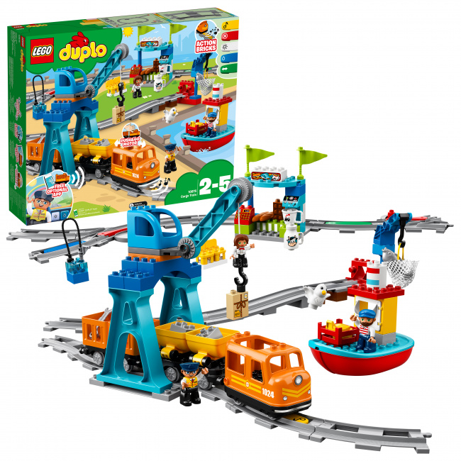 LEGO 10875 Грузовой поезд - фото4