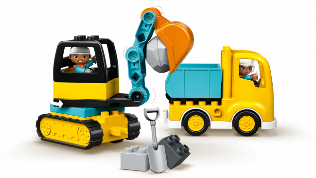 LEGO 10931 Грузовик и гусеничный экскаватор - фото5