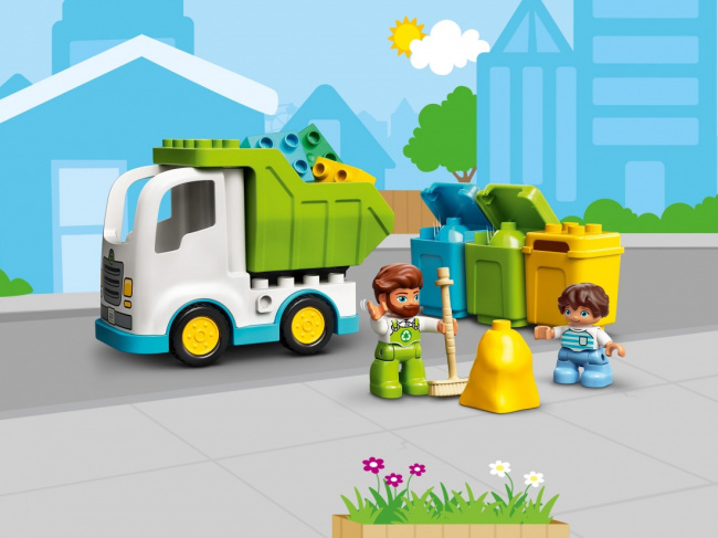 LEGO 10945 Мусоровоз и контейнеры для раздельного сбора мусора - фото4