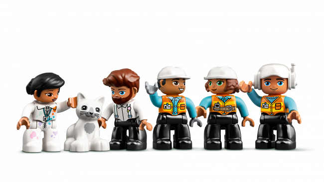 LEGO 10933 Башенный кран на стройке - фото6