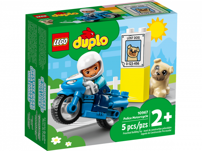 LEGO 10967 Полицейский мотоцикл  - фото