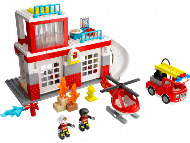  LEGO 10970 Пожарная часть и вертолёт - фото2