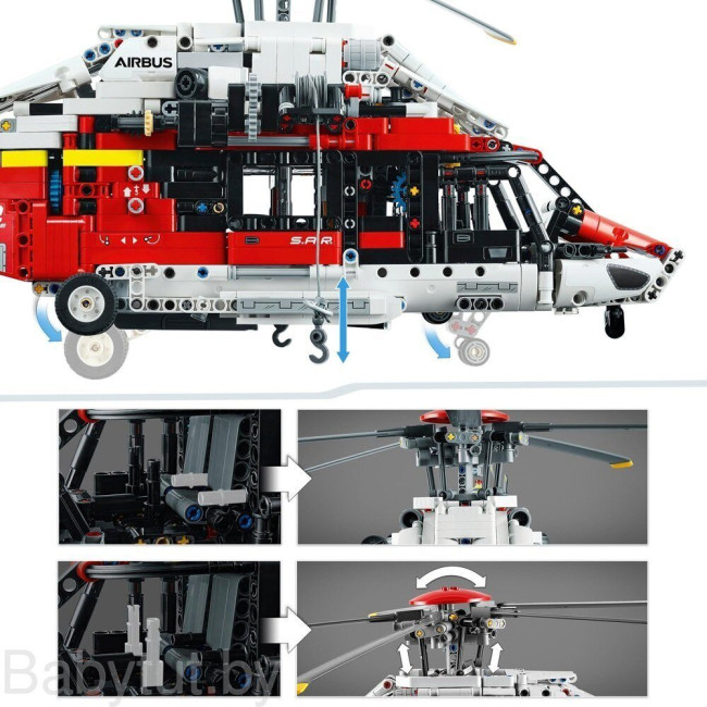 LEGO 42145 Спасательный вертолет Airbus H175  - фото9