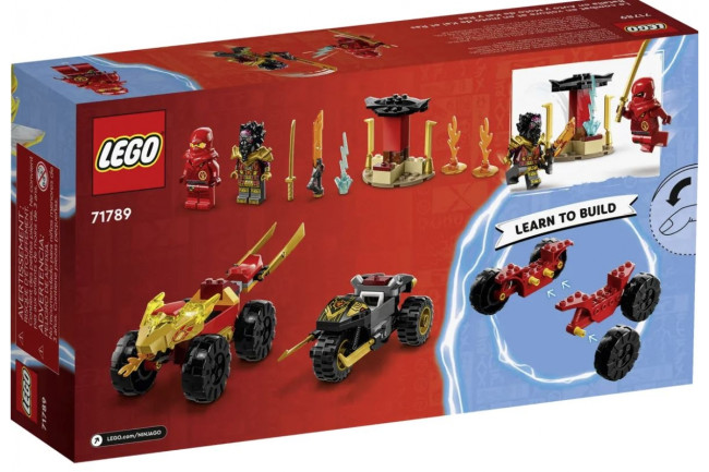 LEGO 71789 Битва автомобилей и мотоциклов между Каем и Гонкой   - фото2
