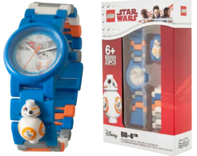 8020929 Наручные часы LEGO Star Wars BB-8 с минифигуркой - фото2