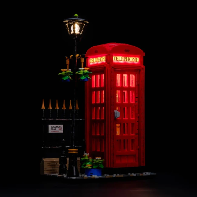 LEGO 21347 Красная лондонская телефонная будка - фото6