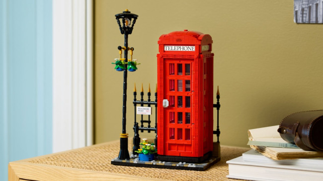LEGO 21347 Красная лондонская телефонная будка - фото4