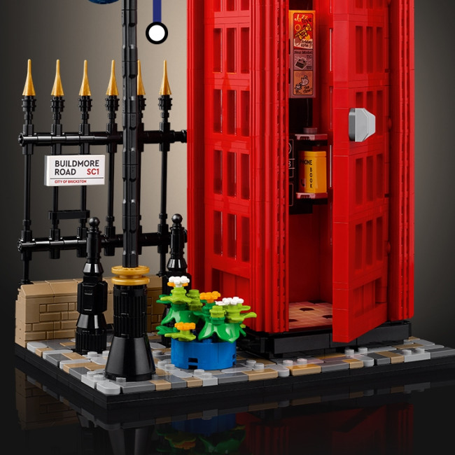 LEGO 21347 Красная лондонская телефонная будка - фото3