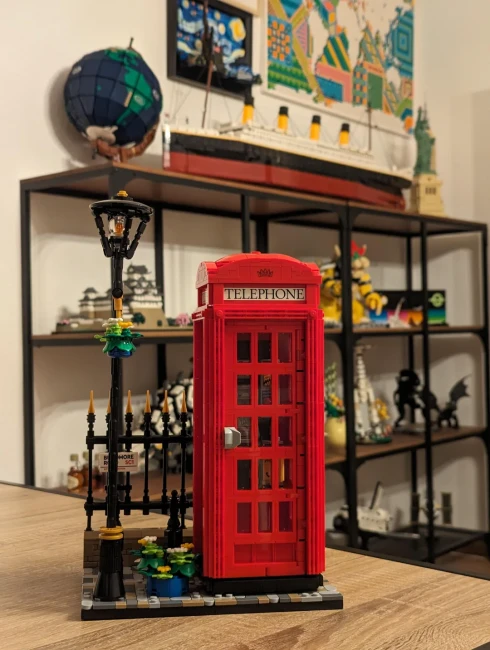 LEGO 21347 Красная лондонская телефонная будка - фото9