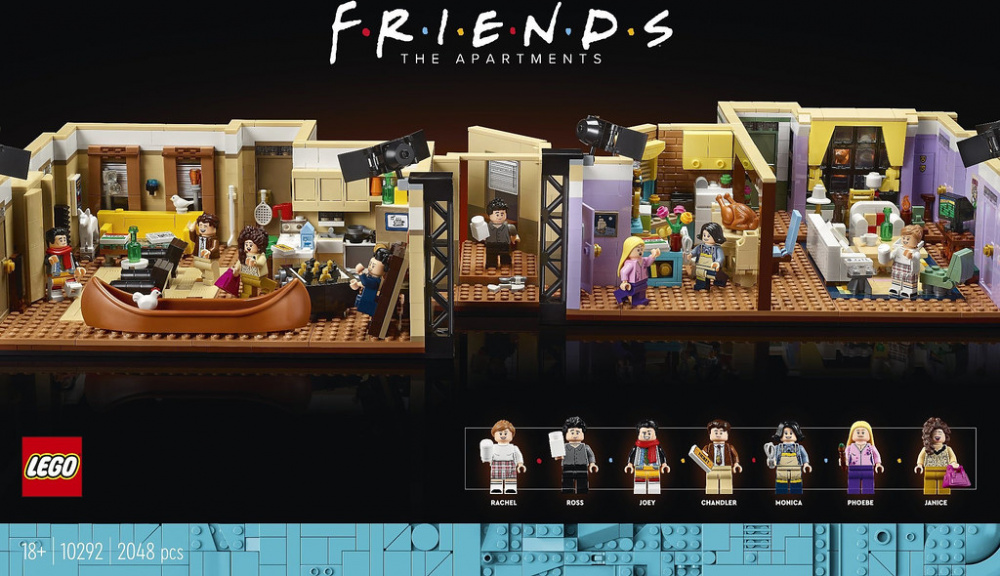 LEGO 10292 Квартиры героев сериала «Друзья»