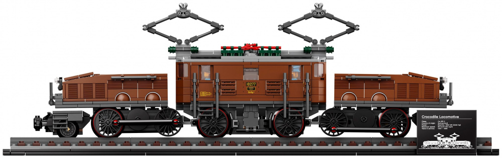 LEGO 10277 Локомотив Крокодил
