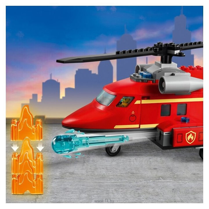  LEGO 60281 Спасательный пожарный вертолёт 