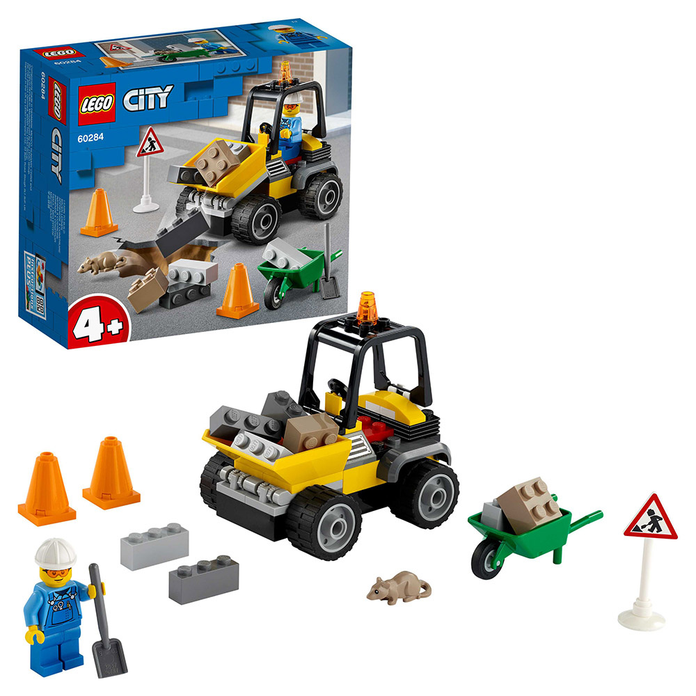 LEGO 60284 Автомобиль для дорожных работ