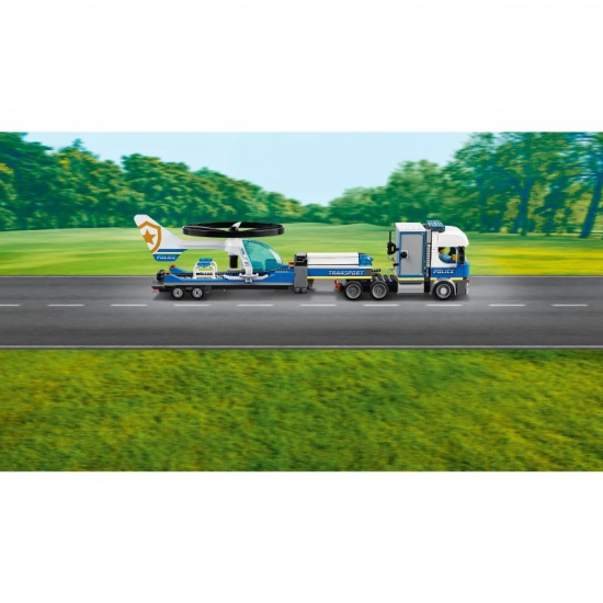 LEGO 60244 Полицейский вертолётный транспорт 