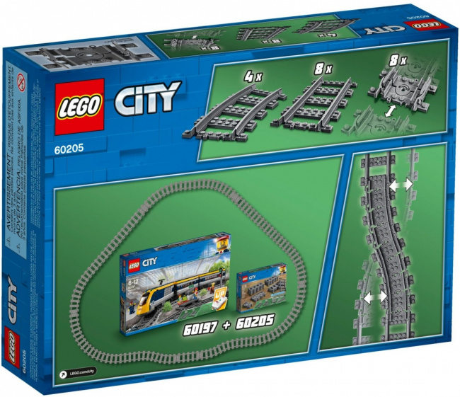  LEGO 60205 Рельсы 