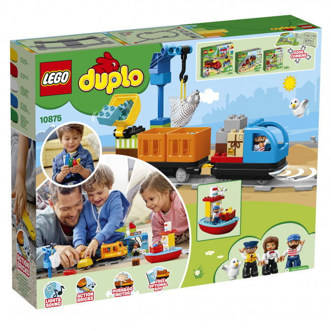 LEGO 10875 Грузовой поезд - фото2