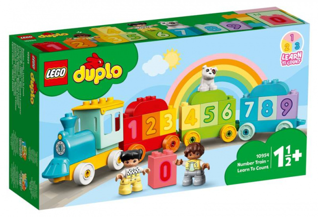 LEGO 10954 Поезд с цифрами учимся считать - фото