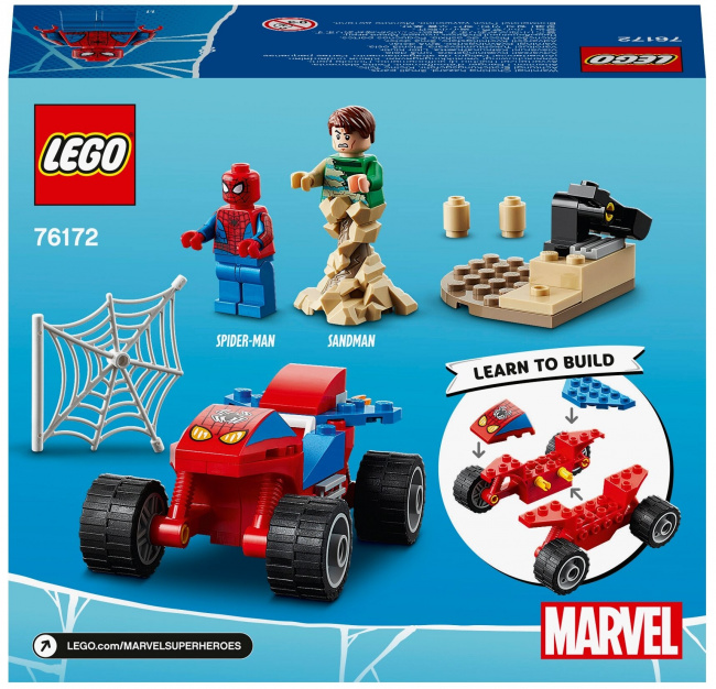 LEGO 76172 Бой Человека-Паука с Песочным Человеком