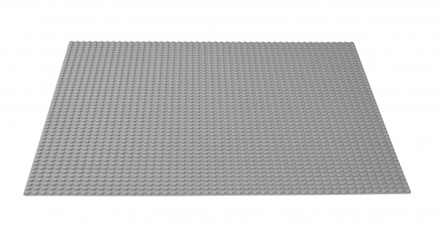 LEGO 10701 Строительная пластина серого цвета - фото2