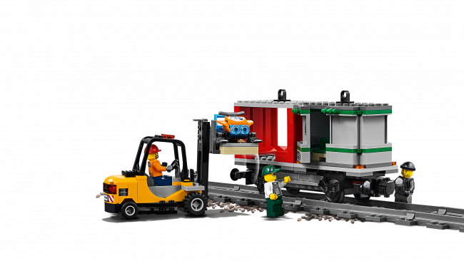 LEGO 60198 Товарный поезд - фото8