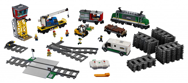 LEGO 60198 Товарный поезд - фото5