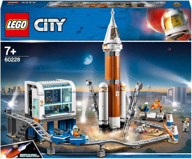 LEGO 60228 Ракета для запуска в далекий космос и пульт управления запуском