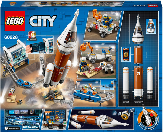 LEGO 60228 Ракета для запуска в далекий космос и пульт управления запуском - фото2
