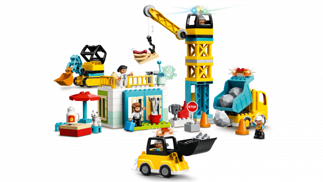 LEGO 10933 Башенный кран на стройке - фото4