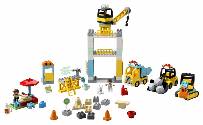 LEGO 10933 Башенный кран на стройке - фото3
