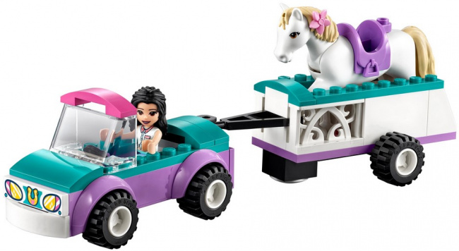 LEGO 41441 Тренировка лошади и прицеп для перевозки