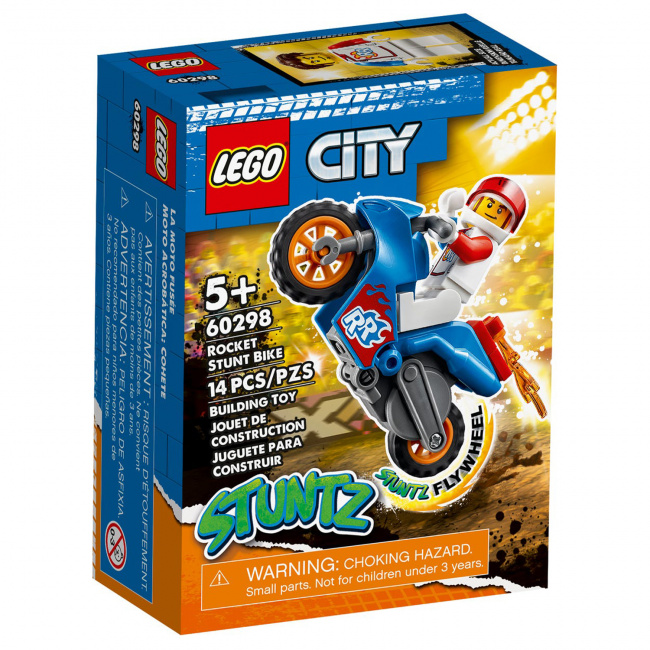 LEGO 60298 Реактивный трюковый мотоцикл