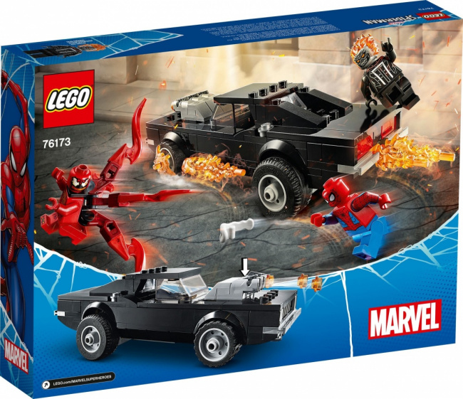 LEGO 76173 Человек-паук и Призрачный гонщик против Карнажа 