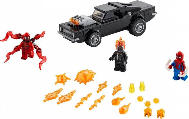LEGO 76173 Человек-паук и Призрачный гонщик против Карнажа