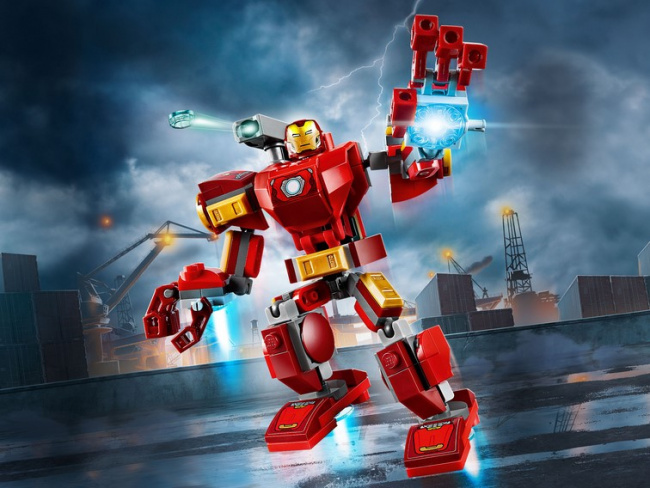LEGO 76140 Железный Человек трасформер - фото3