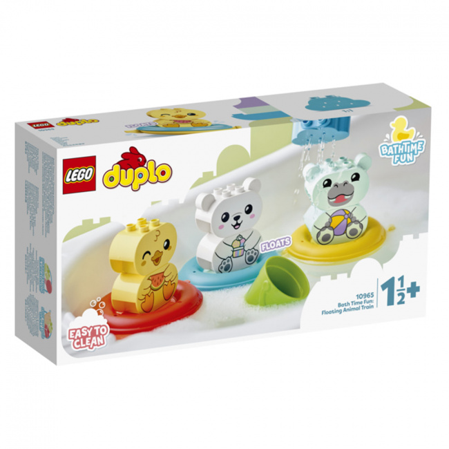LEGO 10965 Приключения в ванной: плавучий поезд для зверей
