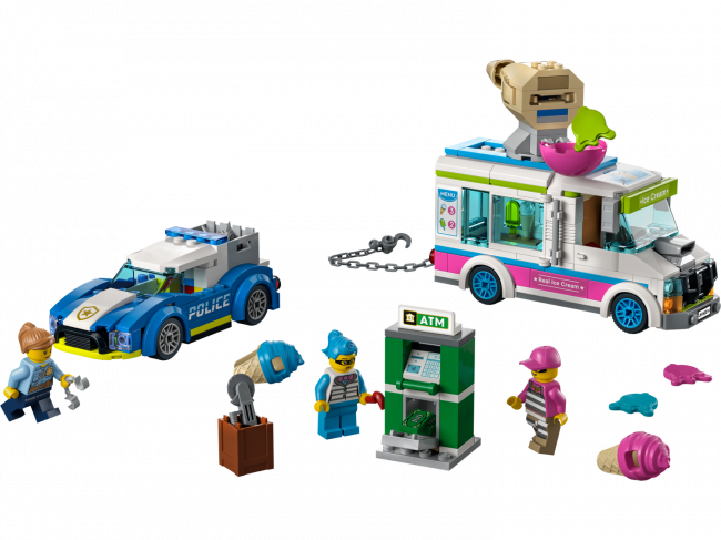LEGO 60314 Полицейская погоня за грузовиком мороженого - фото3
