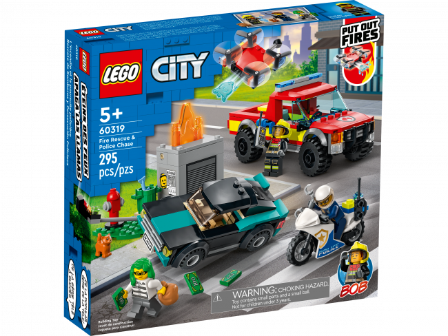 LEGO 60319 Пожарно-спасательные работы и погоня за полицией