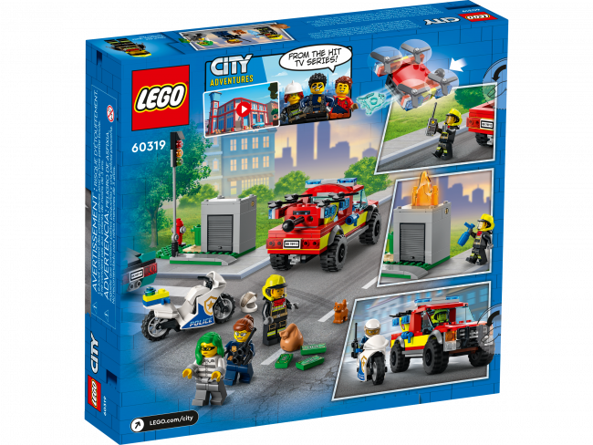  LEGO 60319 Пожарно-спасательные работы и погоня за полицией