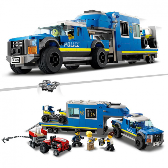 LEGO 60315 Полицейский мобильный командирский грузовик - фото8
