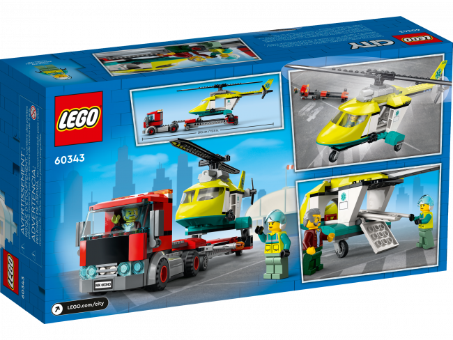 LEGO 60343 Спасательный вертолетный транспорт