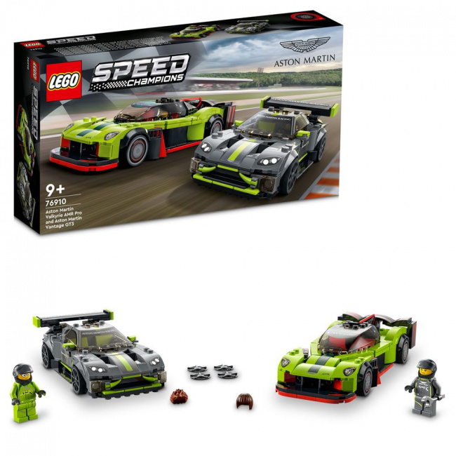 LEGO Speed Champion LEGO 76910 Aston Martin Valkyrie AMR Pro и Aston Martin Vantage GT3 - фото