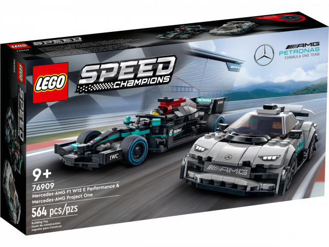 LEGO Speed Champions  LEGO 76909 Mercedes-AMG F1 W12 E Performance и Mercedes-AMG Project One - фото
