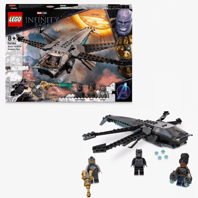 LEGO 76186 Корабль Чёрной Пантеры «Дракон»