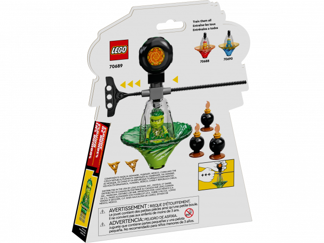  LEGO 70689 Обучение кружитцу ниндзя Ллойда 