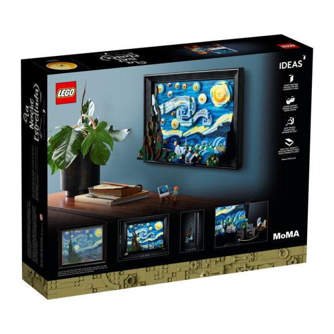 LEGO 21333 Винсент Ван Гог - Звездная ночь    - фото2