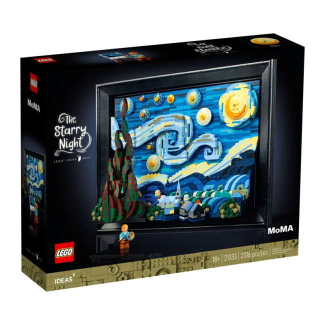 LEGO 21333 Винсент Ван Гог - Звездная ночь    - фото