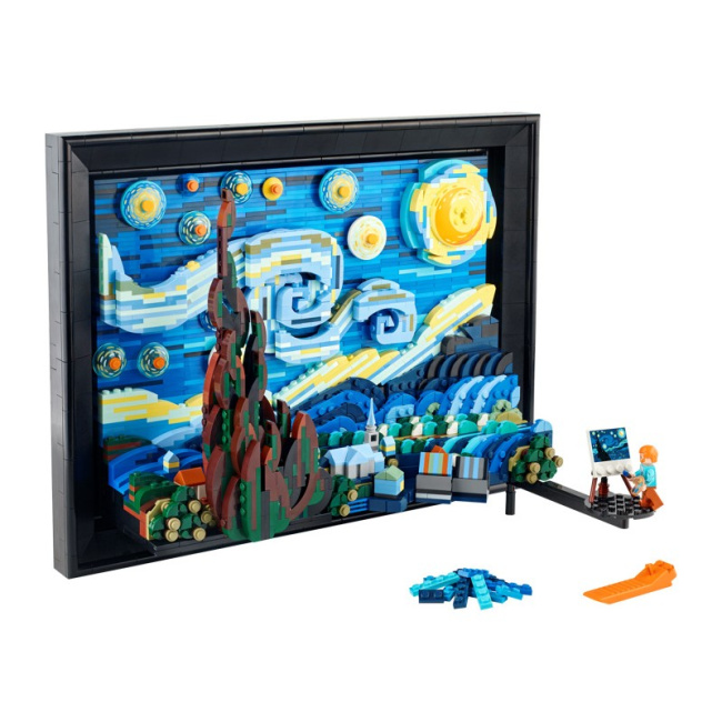 LEGO 21333 Винсент Ван Гог - Звездная ночь    - фото3